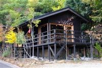 Sanko-sha, nestled in the mountains near Kumihama Bay